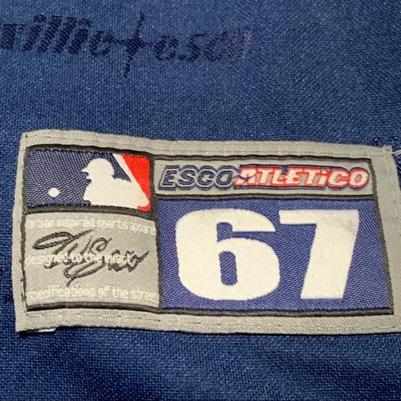 VINTAGE 90's COLORADO ROCKIES MLB WILLIE ESCO NAS HIP HOP JERSEY XL CLEAN - Picture 4 of 12